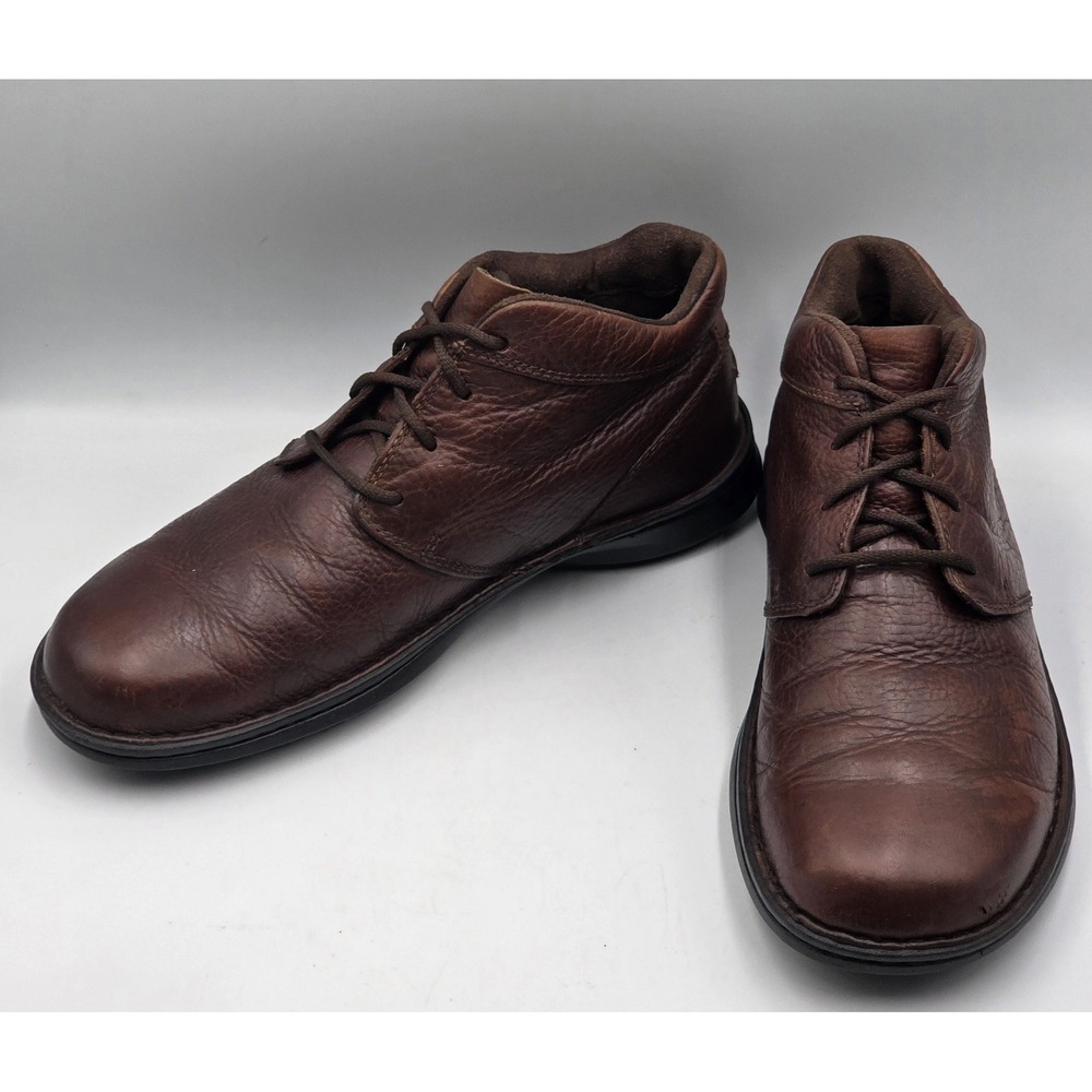 Timberland 68571 Men's 10.5M Brown Leather Chukka Boots Casual Shoes - Picture 6 of 14